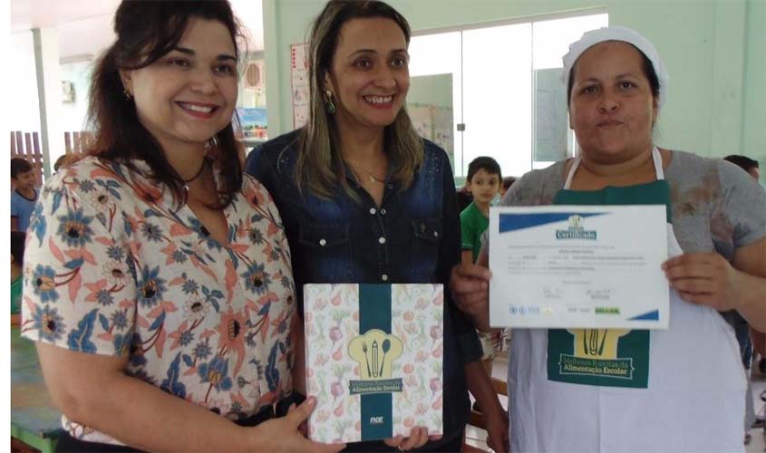 Merendeira de Vilhena vence concurso de melhor receita escolar de Rondônia