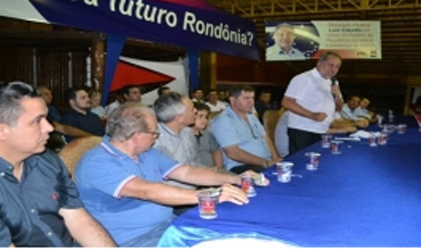 Em encontro estadual, Luiz Cláudio reafirma apoio a Cassol e confirma pré-candidatura a reeleição