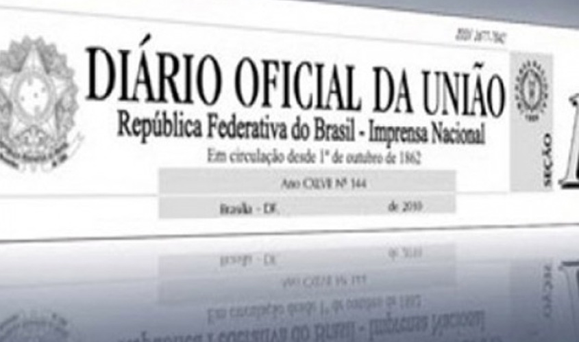 TRANSPOSIÇÃO - Mais 70 servidores têm os nomes publicados no Diário Oficial da União