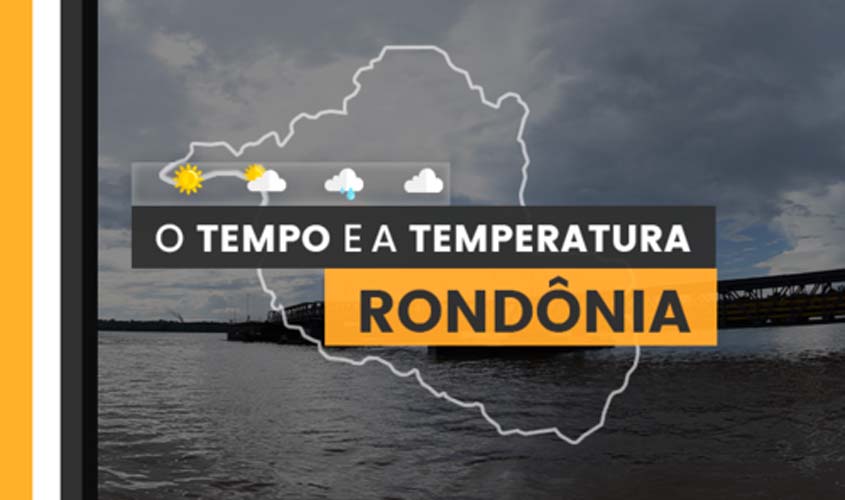 Sexta-feira (26) com pancadas de chuva em Rondônia