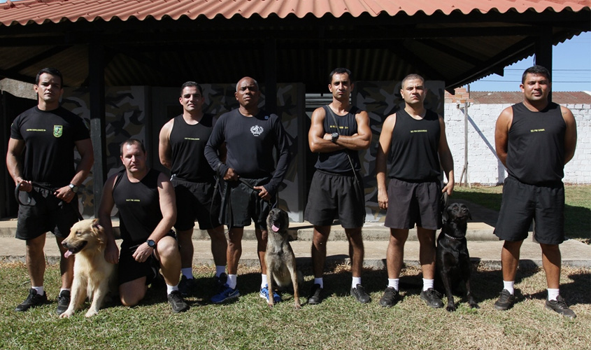 Cães farejadores são verdadeiros policiais no combate ao tráfico de drogas em Rondônia