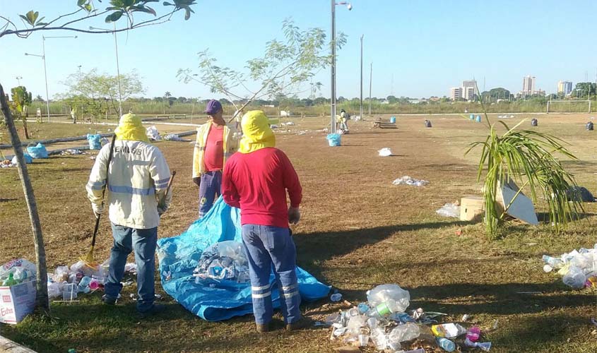 Semusb promove limpeza em toda a cidade pós-festividades “caipiras”